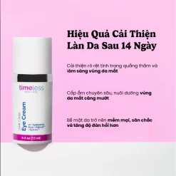 Hiệu quả sử dụng Kem dưỡng mờ thâm mắtTimeless Dark Cirle Eye Cream