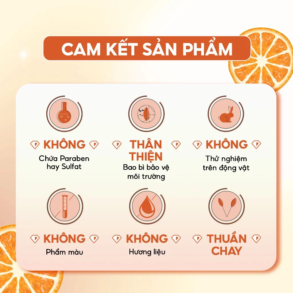 Cam kết sản phẩm Timeless 10% Vitamin C + E Ferulic Acid