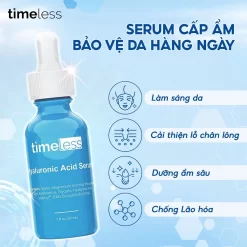 serum cấp ẩm Timeless Hyaluronic Acid + Vitamin C