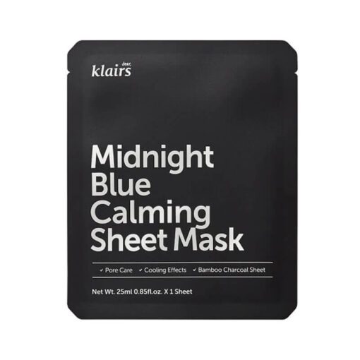 Mặt nạ dịu da Klairs Mignight Blue Calming Sheet Mask