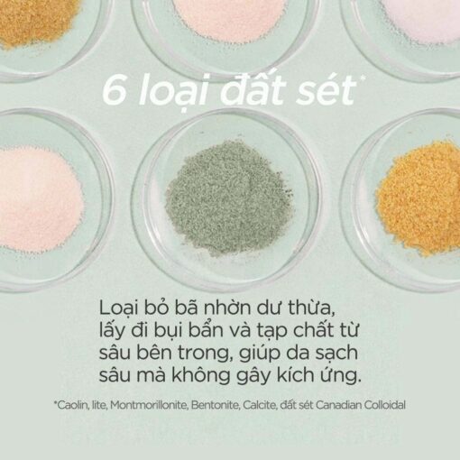 6 loại đất sét Isntree Mugwort Calming Clay Mask 100ml