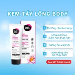 Body Natur Hair Removal Cream Moisturising Body Sensitive Skin