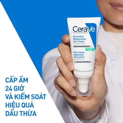 Gel dưỡng ẩm CeraVe Oil Control Gel-Cream 52ml