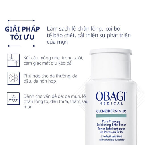 Obagi Medical Clenziderm M.D. Pore Therapy Exfoliating BHA 148ml