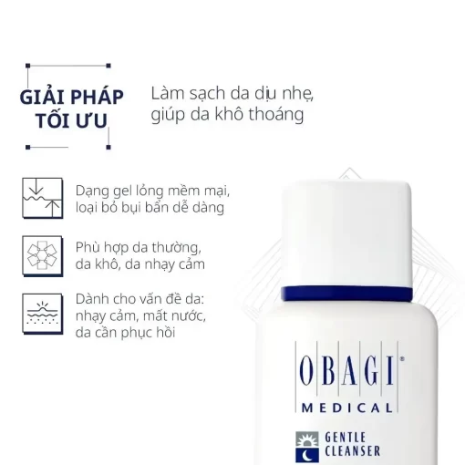 Obag Nu-derm Gentle Cleanser 200ml