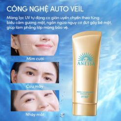 Công nghệ kem chống nắng Anessa Gold Gel SPF50+ PA++++