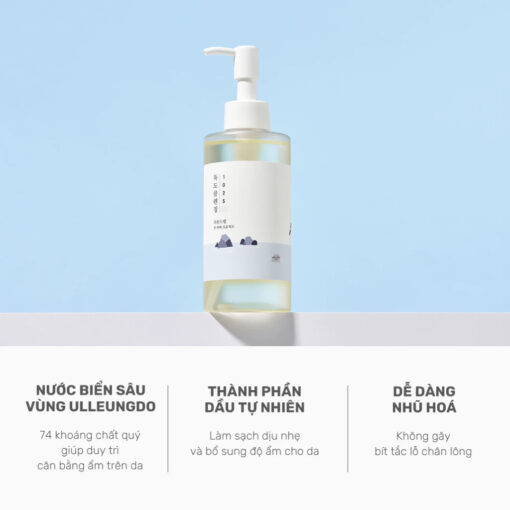 Dầu tẩy trang Round Lab 1025 Dokdo Cleansing Oil