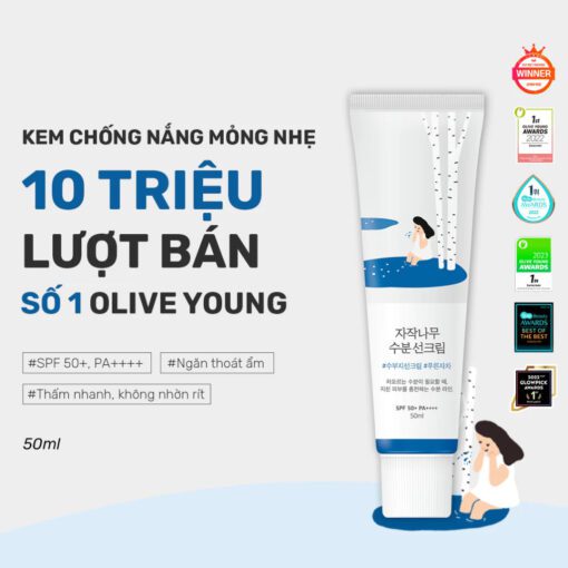 Kem chống nắng Round Lab Birch Juice Sunscreen Spf 50+