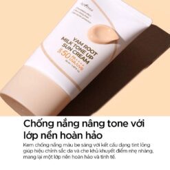Kem chống nắng nâng tone Isntree Yam Root Milk Tone Up Sun Cream 50ml