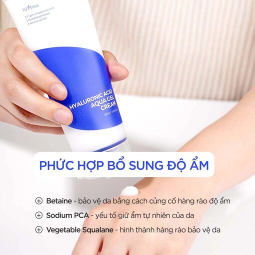 Kem dưỡng ẩm Isntree Hyaluronic- Acid Aqua Gel Cream 100ml