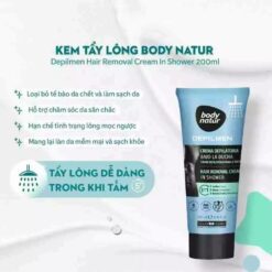 Kem tẩy lông Body Natur Depilmen Hair Removal Cream In Shower