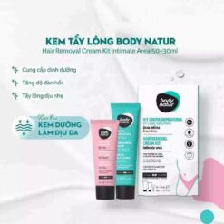 Kem tẩy lông Body Natur Hair Removal Kit Intimate Area