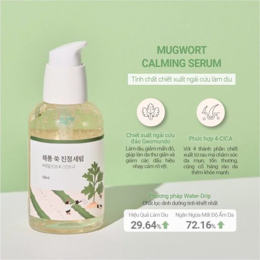 Tinh chất Round Lab Mugwort Calming Serum